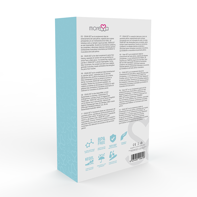 MORESSA - OSIAN SET PREMIUM TURQUOISE SILICONE - Amore24