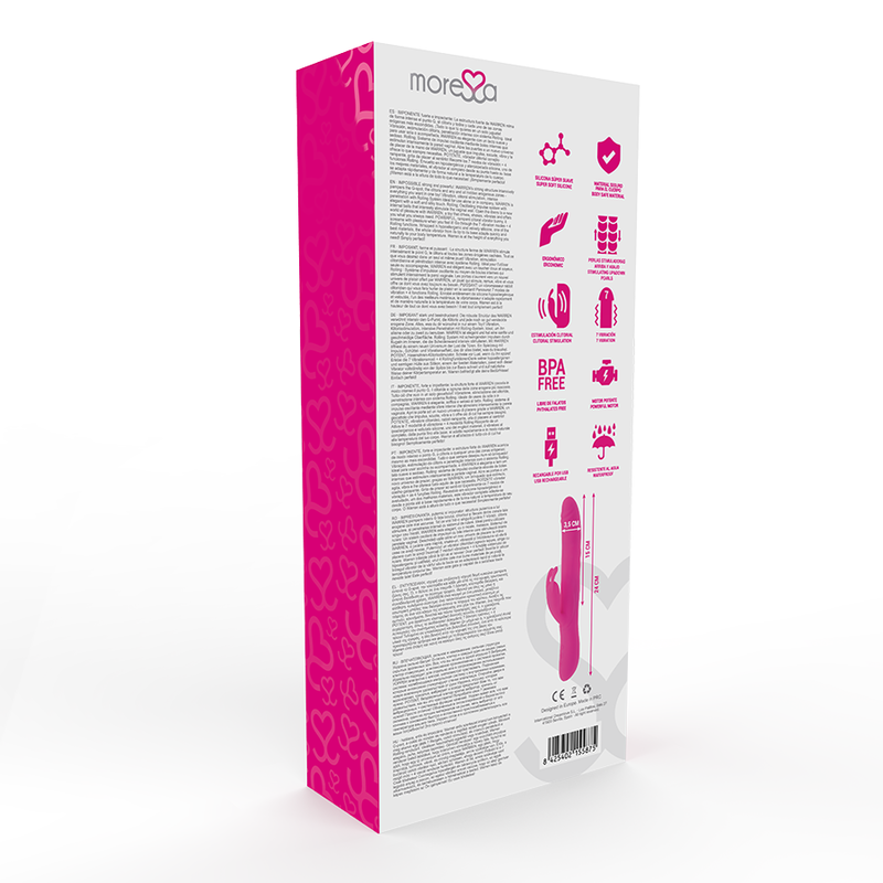 MORESSA - WARREN PREMIUM RECHARGEABLE SILICONE - Amore24
