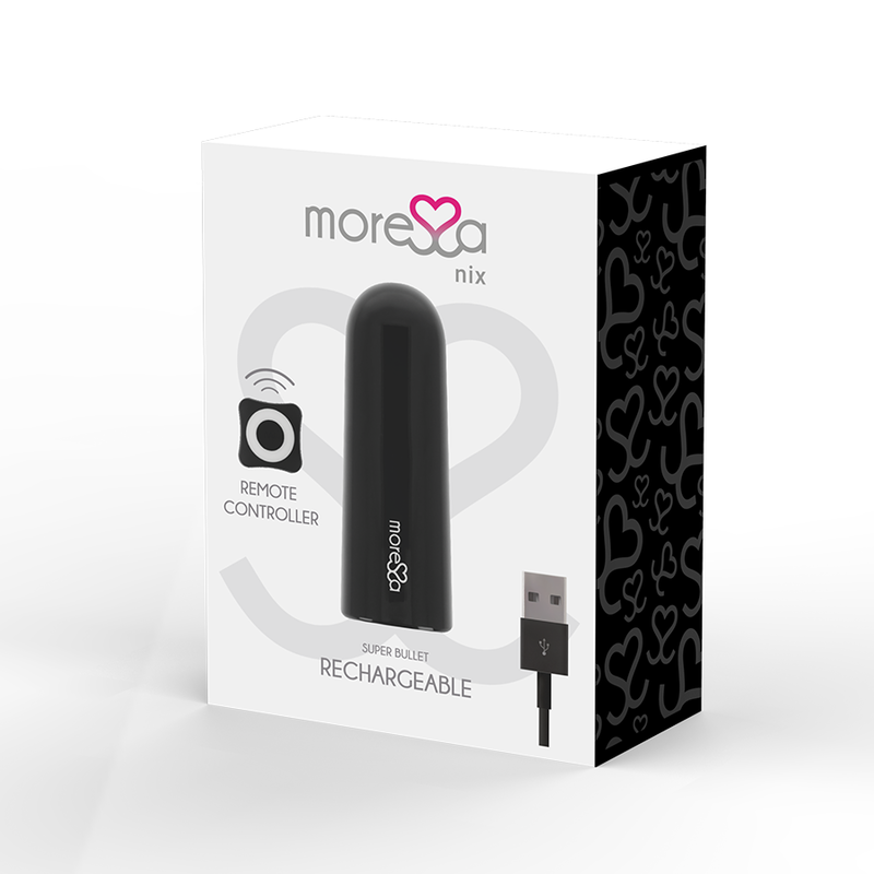 MORESSA - NIX VIBRATOR REMOTE CONTROL BLACK - Amore24