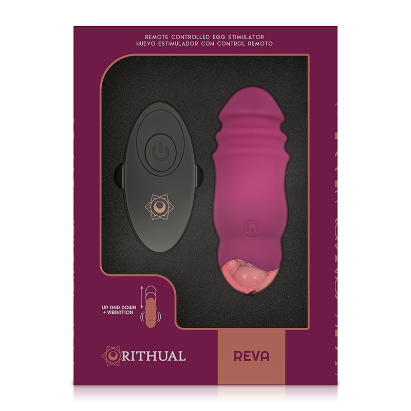 RITHUAL - REVA EGG REMOTE CONTROL UP&DOWN SYSTEM + VIBRATION - Amore24