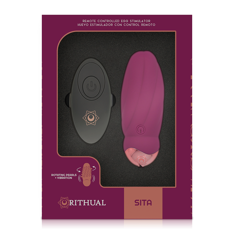 RITHUAL - SITA EGG REMOTE CONTROL BEAD ROTATION + VIBRATION - Amore24