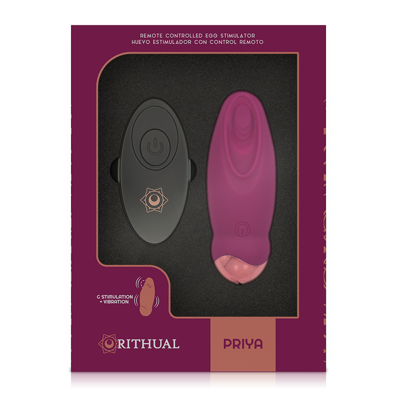 RITHUAL - PRIYA EGG REMOTE CONTROL G-SPOT + VIBRATION - Amore24