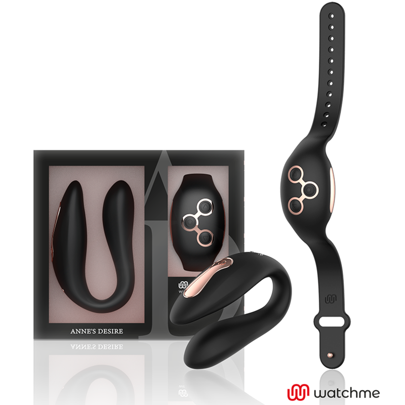 ANNE'S DESIRE - DUAL PLEASURE TECNOLOG A WATCHME BLACK/GOLD - Amore24