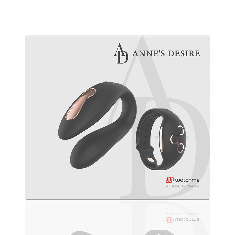 ANNE'S DESIRE - DUAL PLEASURE TECNOLOG A WATCHME BLACK/GOLD - Amore24