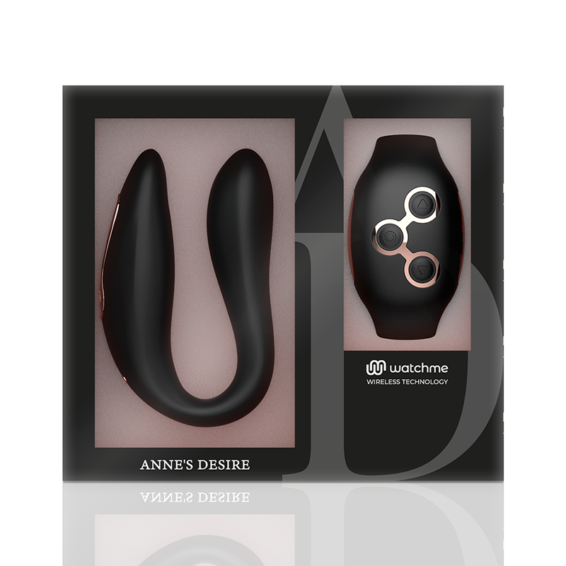 ANNE'S DESIRE - DUAL PLEASURE TECNOLOG A WATCHME BLACK/GOLD - Amore24