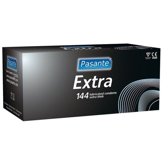 PASANTE - EXTRA CONDOM EXTRA THICK 144 UNITS - Amore24