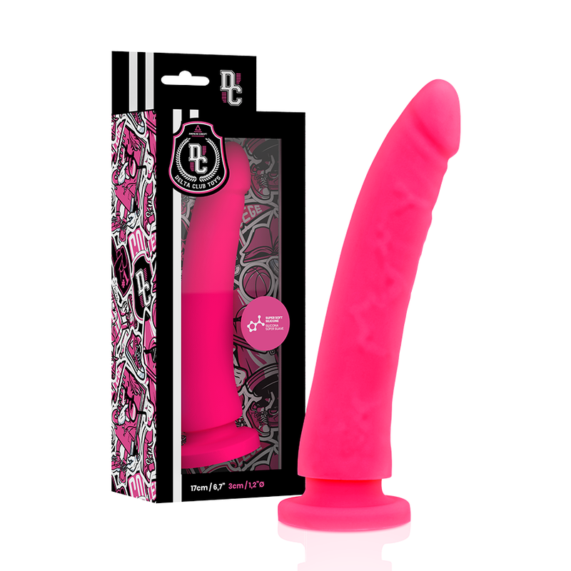 DELTA CLUB - TOYS HARNESS + DONG PINK SILICONE 17 CM -O- 3 CM - Amore24