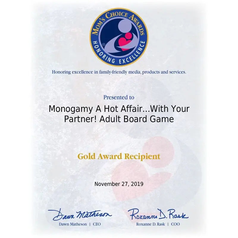 MONOGAMY - HIGH ER TICAL CONTENT COUPLES GAME - Amore24
