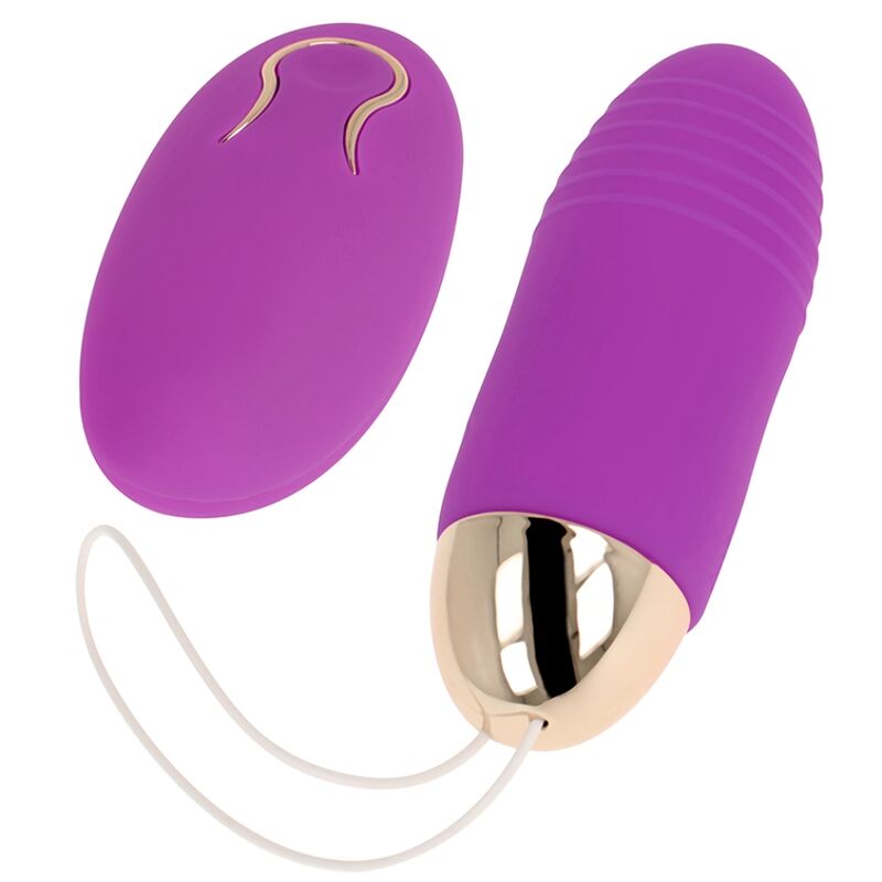 OHMAMA - REMOTE CONTROL VIBRATING EGG 10 SPEEDS PURPLE - Amore24