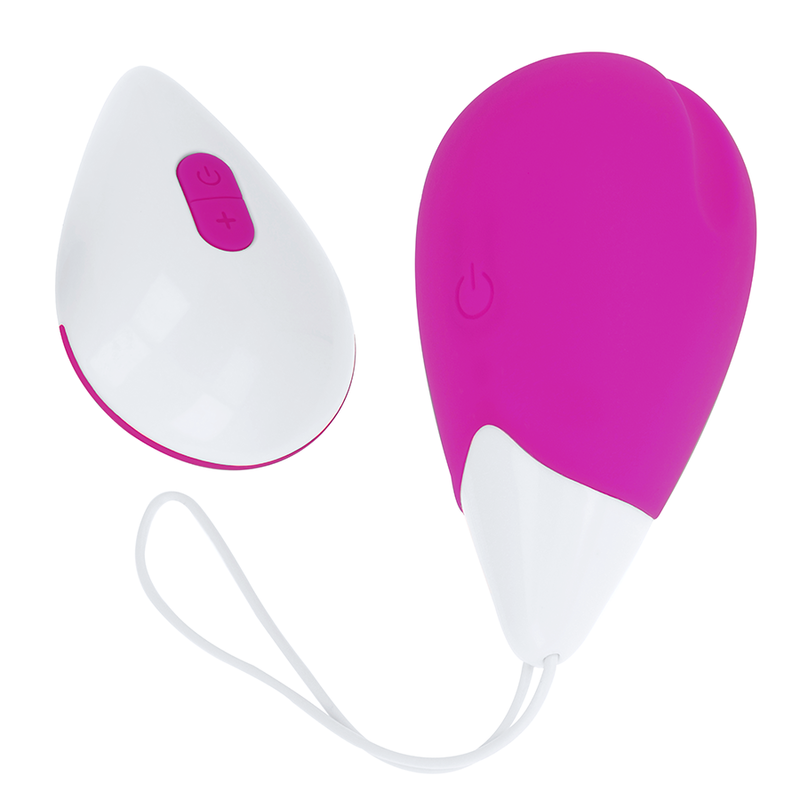 OHMAMA - TEXTURED VIBRATING EGG 10 MODES PURPLE AND WHITE - Amore24