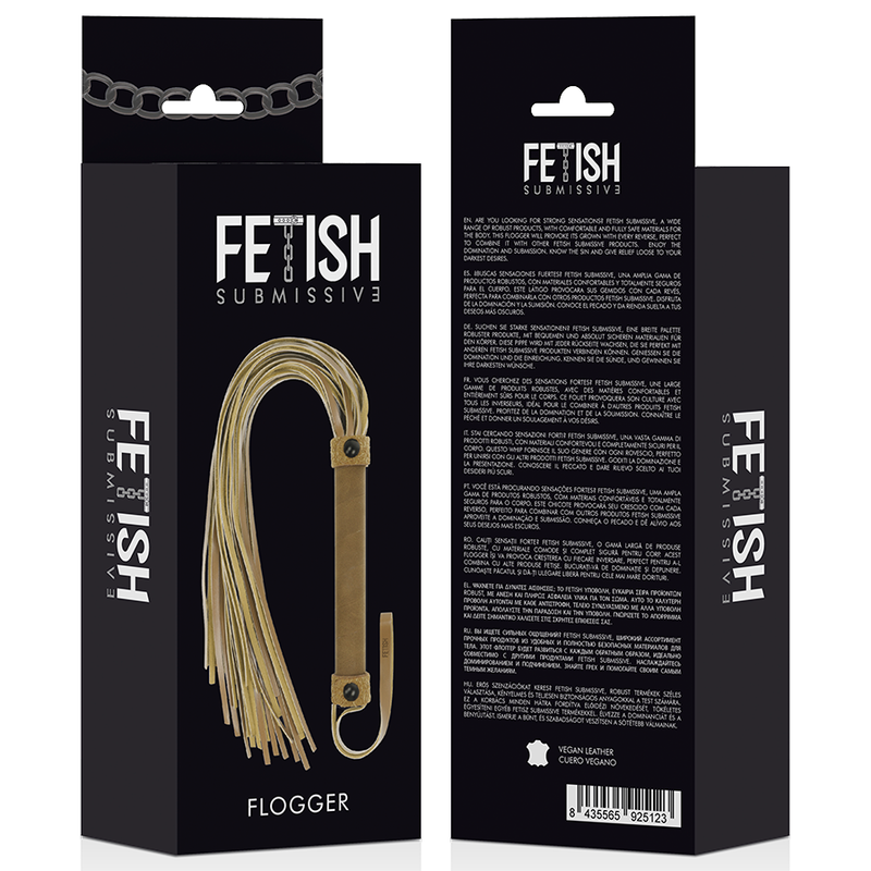 FETISH SUBMISSIVE ORIGEN - VEGAN LEATHER WHIP - Amore24