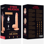 CYBER SILICOCK - REMOTE CONTROL REALISTIC MR JOHN 23.88 CM -O- 4.3 CM - Amore24