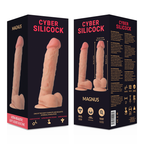 CYBER SILICOCK - ULTRA REALISTIC SOFT LIQUID SILICONE DONG 20.5 CM -O- 4.1 CM - Amore24