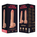 CYBER SILICOCK - FREEMAN ULTRA REALISTIC SOFT LIQUID SILICONE 20 CM -O- 3.8 CM - Amore24
