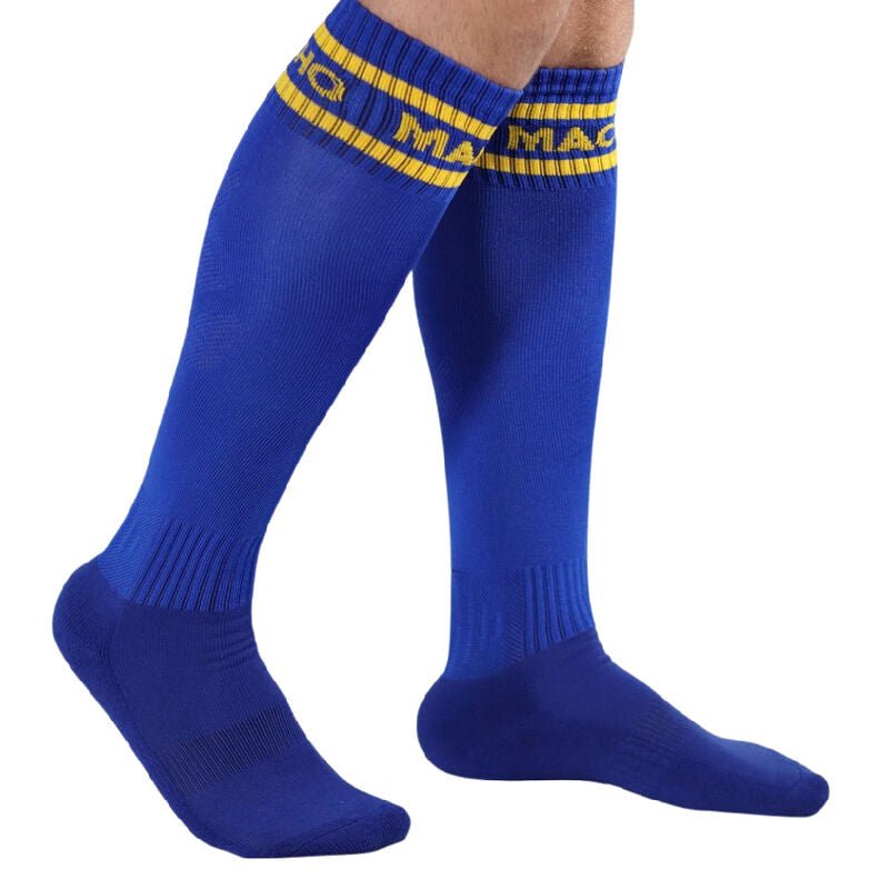 MACHO - LONG SOCKS ONE SIZE BLUE - Amore24