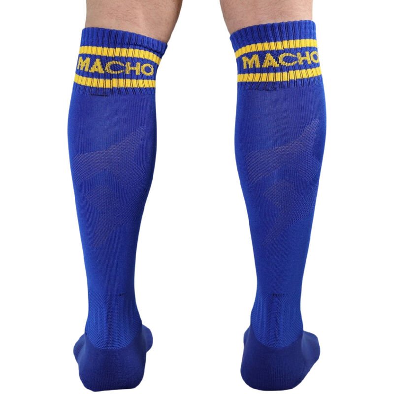 MACHO - LONG SOCKS ONE SIZE BLUE - Amore24