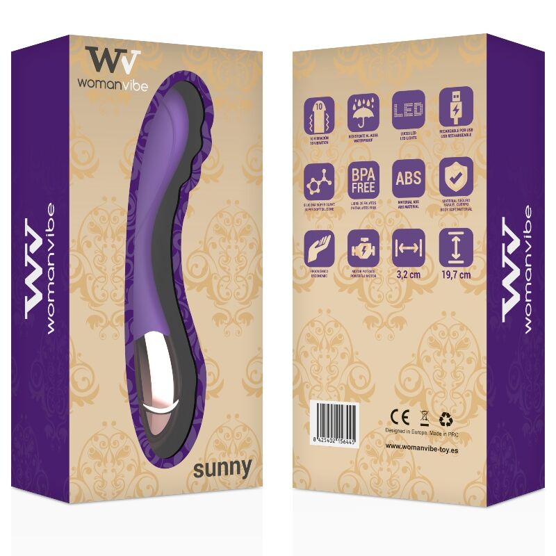 WOMANVIBE - SUNNY SILICONE RECHARGEABLE VIBRATOR - Amore24