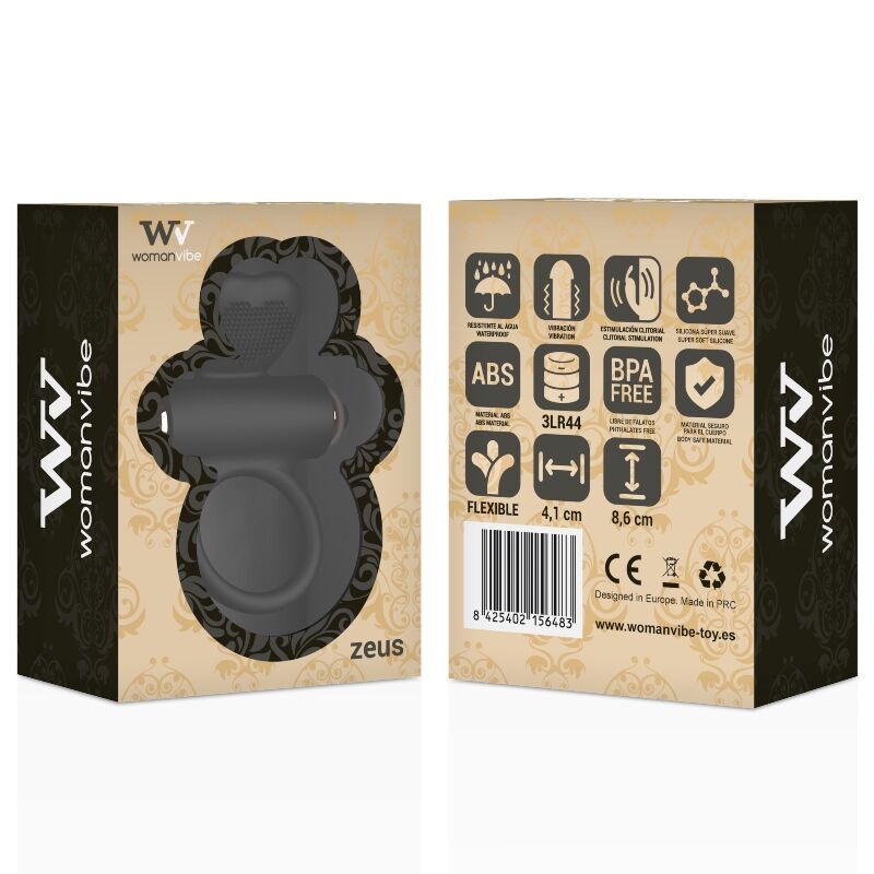 WOMANVIBE - ZEUS SILICONE VIBRATOR RING - Amore24