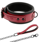 FETISH SUBMISSIVE DARK ROOM - NEOPRENE LINING CHAIN NECKLACE - Amore24