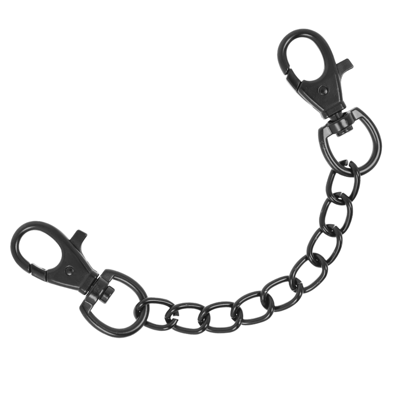 FETISH SUBMISSIVE DARK ROOM - VEGAN LEATHER ANKLE HANDCUFFS WITH NEOPRENE LINING - Amore24