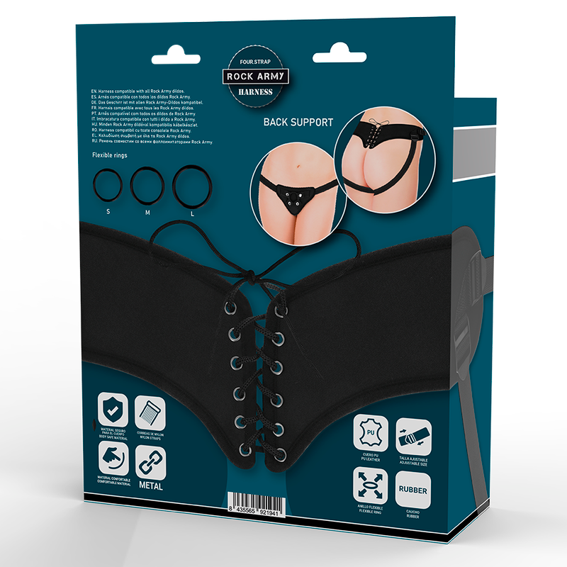 ROCKARMY - ADJUSTABLE HARNESS AND FLEXIBLE RINGS - Amore24