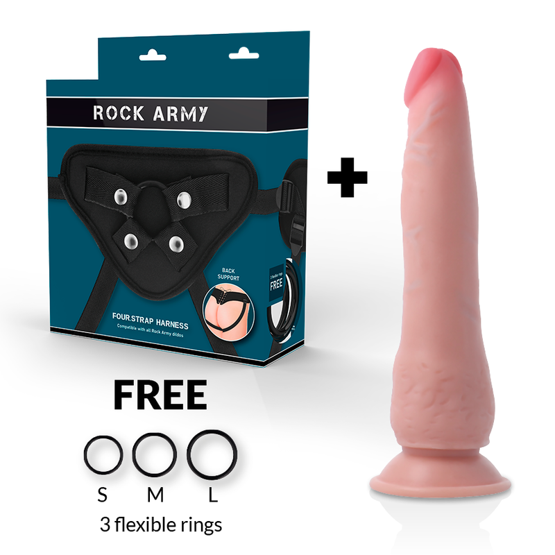 ROCKARMY - HARNESS + DUAL DENSITY CRUSADER 21.5 CM -O- 4.46 CM - Amore24