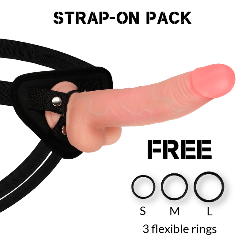 ROCKARMY - HARNESS + DUAL DENSITY LEOPARD 23 CM -O- 4.77 CM - Amore24