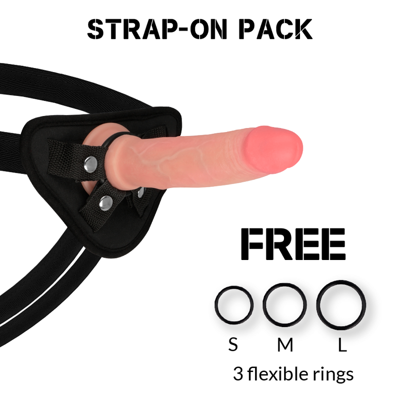 ROCKARMY - HARNESS + LIQUID SILICONE DILDO PREMIUM AVENGER 19 CM -O- 3.98 CM - Amore24
