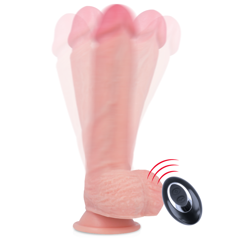 ROCKARMY - HARNESS + LIQUID SILICONE VIBRATOR PREMIUM APACHE REMOTE CONTROL 20.5 CM -O- 4.62 CM - Amore24