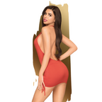 PENTHOUSE - EARTH SHAKER MINI DRESS WHITE L/XL - Amore24