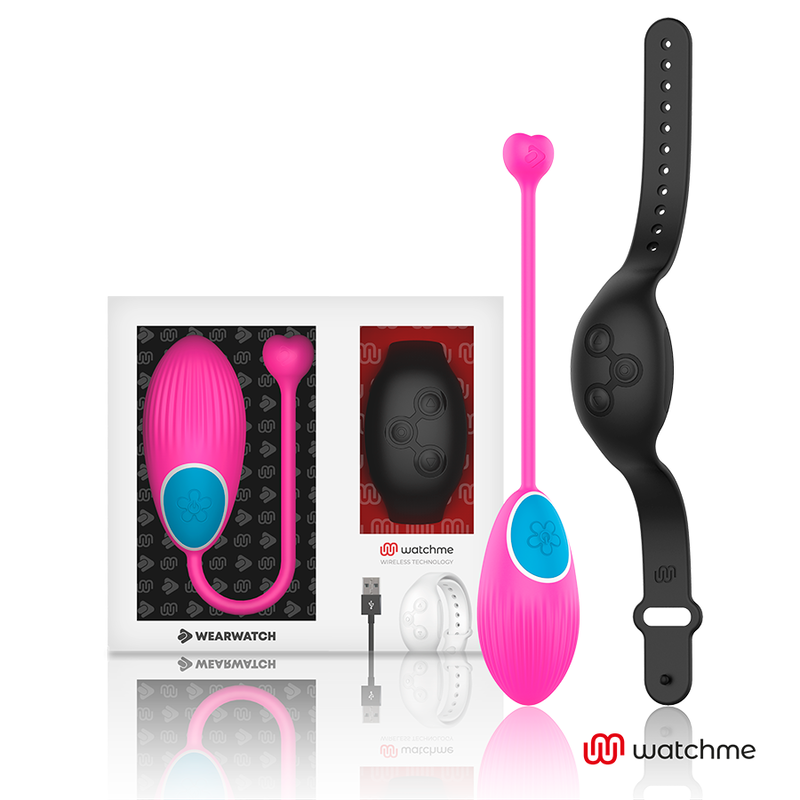 WEARWATCH - WATCHME TECHNOLOGY REMOTE CONTROL EGG FUCHSIA / JET - Amore24