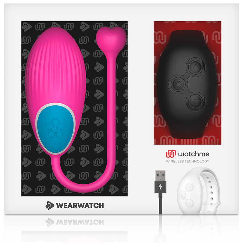 WEARWATCH - WATCHME TECHNOLOGY REMOTE CONTROL EGG FUCHSIA / JET - Amore24