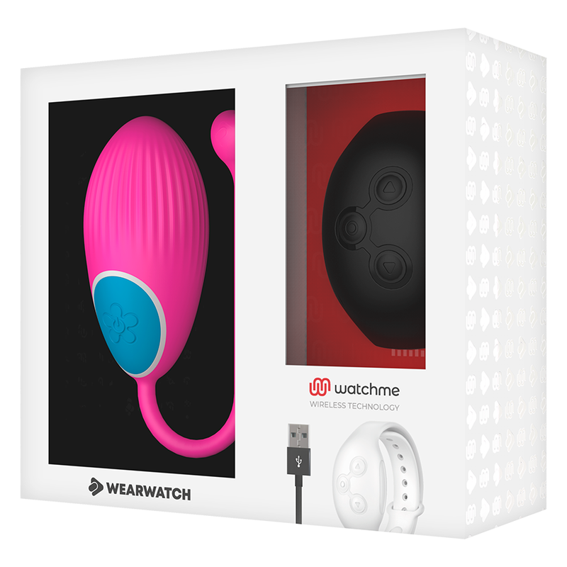 WEARWATCH - WATCHME TECHNOLOGY REMOTE CONTROL EGG FUCHSIA / JET - Amore24