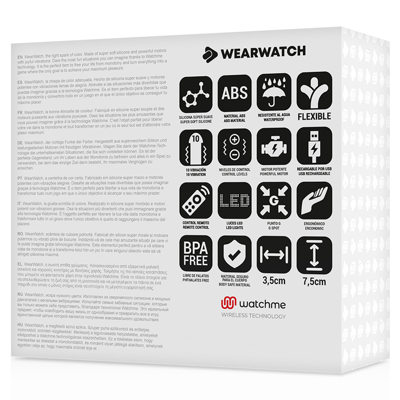 WEARWATCH - WATCHME TECHNOLOGY REMOTE CONTROL EGG FUCHSIA / SEAWATER - Amore24