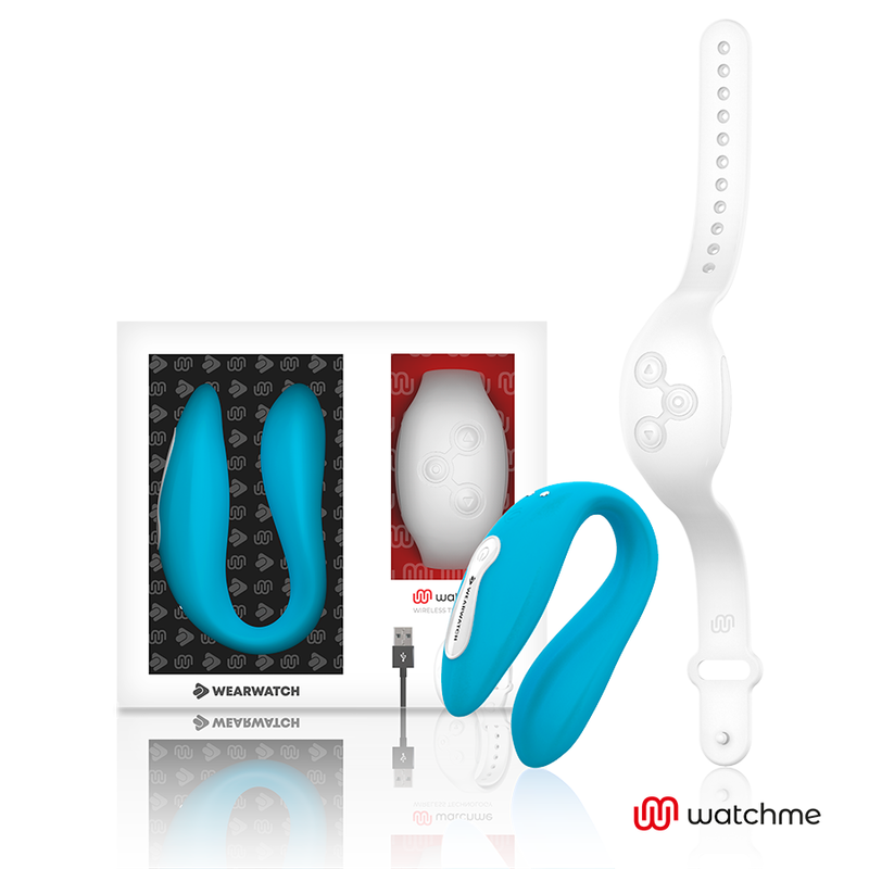 WEARWATCH - WATCHME DUAL TECHNOLOGY VIBRATOR INDIGO/SNOW - Amore24