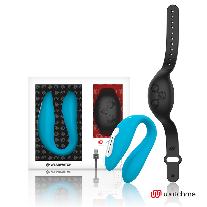 WEARWATCH - WATCHME DUAL TECHNOLOGY VIBRATOR INDIGO / JET - Amore24
