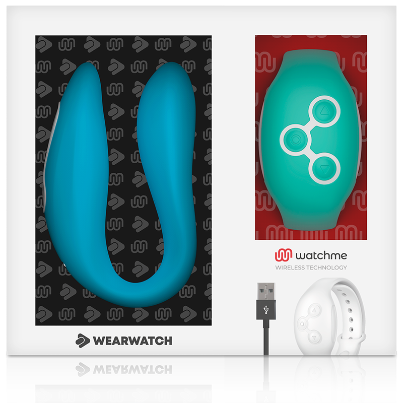 WEARWATCH - DUAL TECHNOLOGY WATCHME VIBRATOR INDIGO/SEAWATER - Amore24