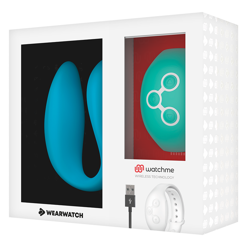WEARWATCH - DUAL TECHNOLOGY WATCHME VIBRATOR INDIGO/SEAWATER - Amore24