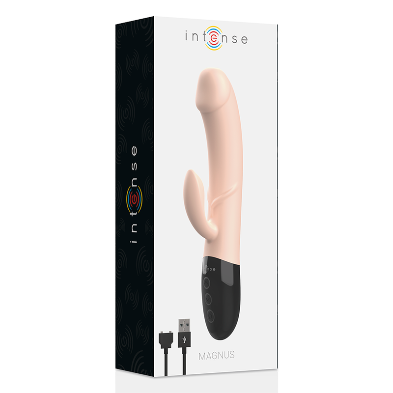 INTENSE - MAGNUS DUAL NATURAL RECHARGEABLE VIBRATOR - Amore24