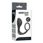 ADDICTED TOYS - ANAL PLUG WITH BLACK SILICONE RING - Amore24