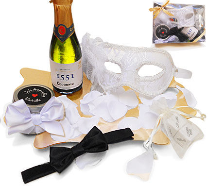 INEDIT - EROTIC KIT WHITE VENETIAN MASK - Amore24