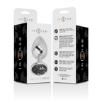 INTENSE - ALUMINUM METAL ANAL PLUG WITH BLACK GLASS SIZE M - Amore24