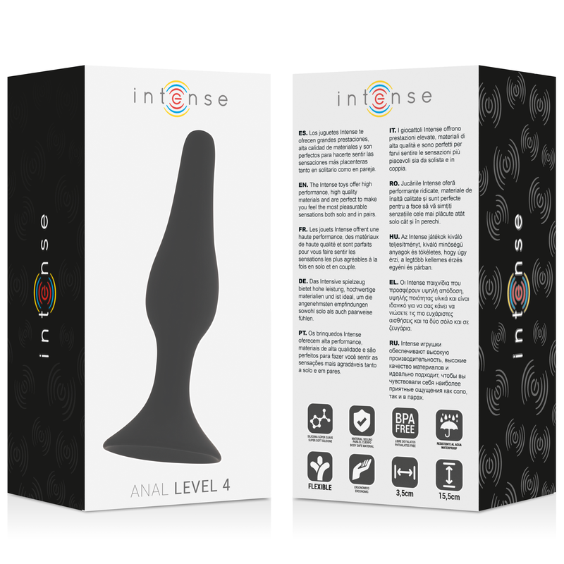 INTENSE - ANAL LEVEL 4 15.5CM BLACK - Amore24