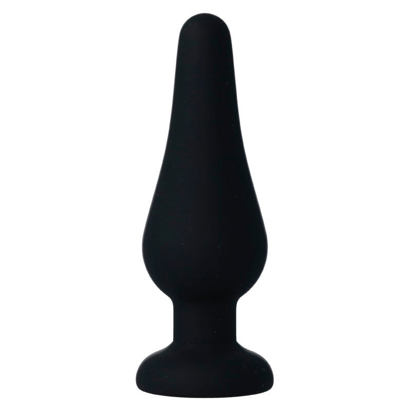 INTENSE - ANAL PLUG PIPO M BLACK SILICONE 11 CM - Amore24