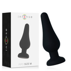 INTENSE - ANAL PLUG PIPO M BLACK SILICONE 11 CM - Amore24