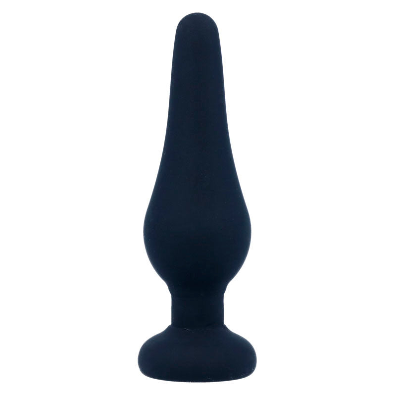 INTENSE - ANAL PLUG PIPO S BLACK SILICONE 9.8 CM - Amore24