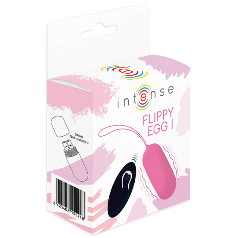 INTENSE - FLIPPY I VIBRATING EGG WITH REMOTE CONTROL PINK - Amore24