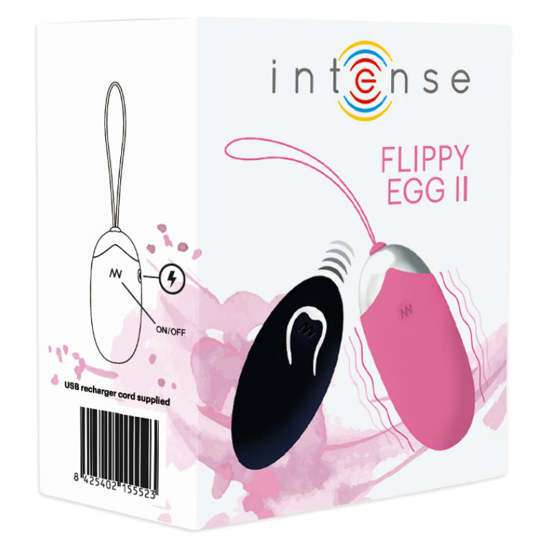 INTENSE - FLIPPY II VIBRATING EGG WITH REMOTE CONTROL PINK - Amore24