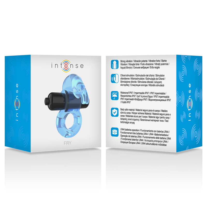 INTENSE - FRY BLUE VIBRATING RING - Amore24
