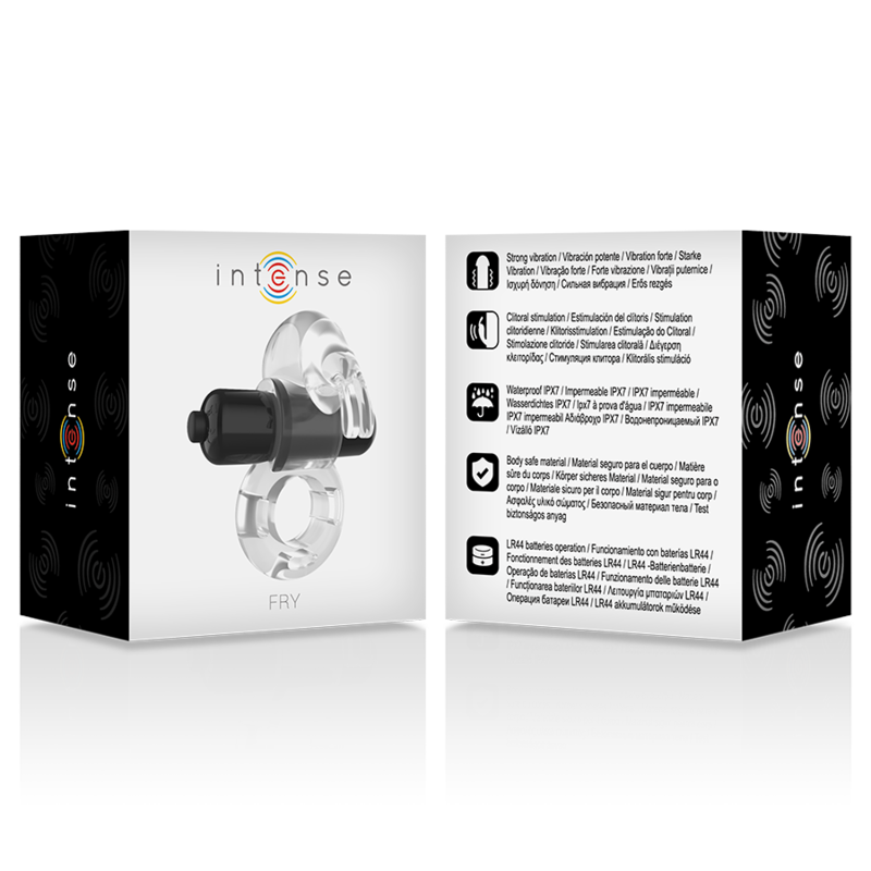 INTENSE - FRY TRANSPARENT VIBRATING RING - Amore24